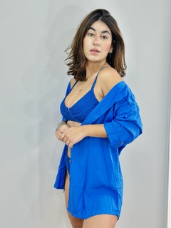 CAMISA CHEMISE AZUL ENSEADA - comprar online