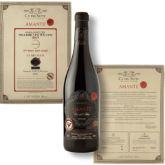 Amante Gold Collection - Verona Rosso IGT (3 melhor vinho da Itália)