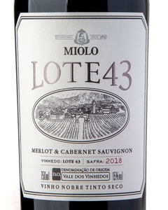 Miolo Lote 43 - Safra Histórica 2018 - comprar online