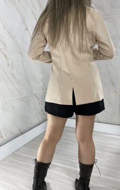 Blazer Feminino em Alfaiataria Lia Nude/Areia - loja online