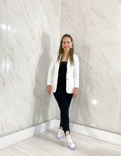 Blazer Feminino em Alfaiataria Lia OFF White na internet