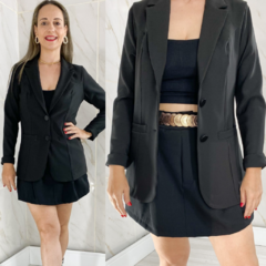 Blazer Feminino em Alfaiataria Lia Preto