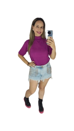 Blusa Basica Golinha Fechada Viscolycra - loja online