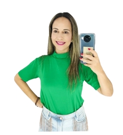 Blusa Basica Golinha Fechada Viscolycra