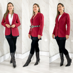 Blazer Feminino em Alfaiataria Lia Cereja - comprar online