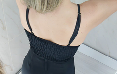 Imagem do Conjunto Short e Cropped Alfaiataria Verão Preto