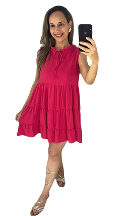 Vestido Solto Curto Pink - comprar online