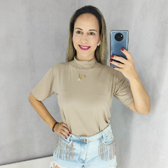 Blusa Basica Golinha Fechada Viscolycra