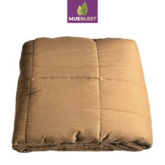 Acolchado Queen Di Milano Reversible (Beige Calido - Marron) - comprar online