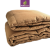 Acolchado Queen Di Milano Reversible (Beige Calido - Marron)