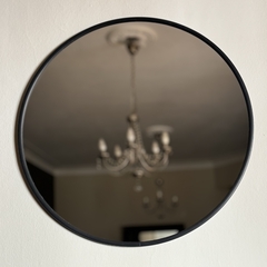 Espejo Circular De Pared Con Marco de PVC - Mueblest