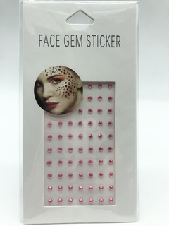 Imagen de face gems stickers redondo