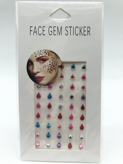 face gems sticker gota