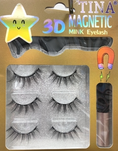 pestaña 3d magnetica tina - tienda online