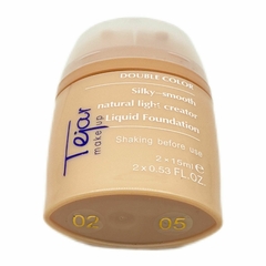 LIQUID FOUNDATION DOBLE COLOR TEJAR - TINA BEAUTY