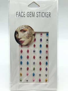 face gems sticker gota