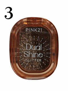 GLITTER DUAL SHINY PINK 21 - TINA BEAUTY