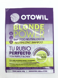 shampoo neutralizador Blonder Power Otowil 10g