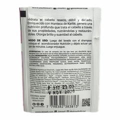 ACONDICIONADOR NUTRICION MANTECA DE KARITE OTOWIL 10G - comprar online