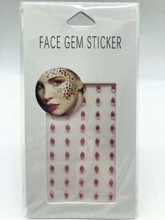 face gems sticker gota en internet