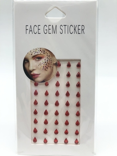 face gems sticker gota en internet