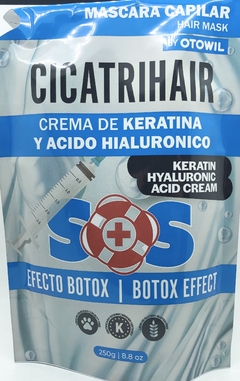 Máscara capilar s.o.s crema de keratina otowil 250g