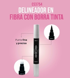 DELINEADOR EN FIBRA CON BORRA TINTA PINK 21 CS3754 - comprar online