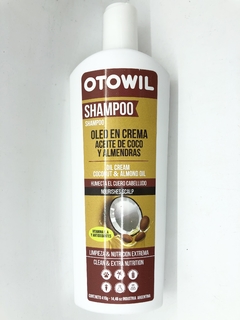 Shampoo Otowil Oleo en crema c/ aceite de coco y almendra 410ML