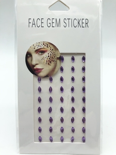 face gems sticker gota