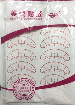 beauty eyelash sticker x10 planchas coralian