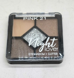 EYESHADOW+GLITTER NIGHT LOVER PINK21 CS4312 - TINA BEAUTY