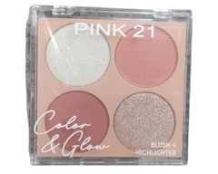 ILUMINADOR + RUBOR PINK21 CS4326 - TINA BEAUTY