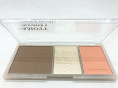 Paleta iluminador bronzer y blush famoty