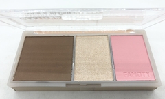 Paleta iluminador bronzer y blush famoty - comprar online