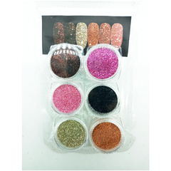 Glitter para Uñas x6 - tienda online