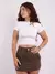 Cropped Jade branco - comprar online