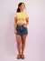 Cropped Jade amarelo - comprar online