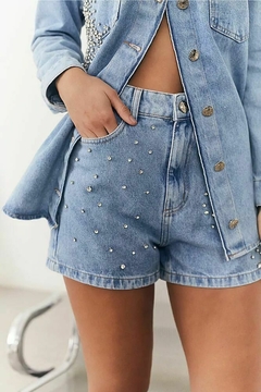 SHORT JEANS STRASS na internet