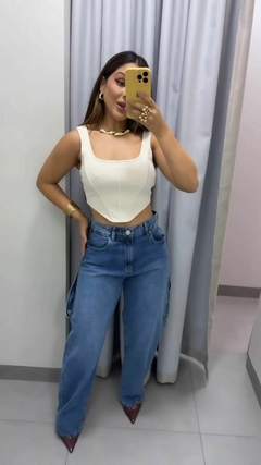 BLUSA CROPPED OFF WHITE