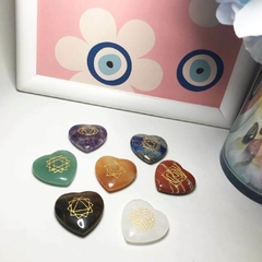 Set 7 chakras corazón