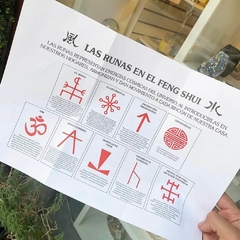 Estampas Juego de 21 runas del Feng Shui