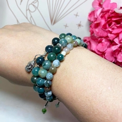 Pulsera agata musgosa