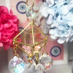 Suncatcher mini con cuarzo aura - comprar en línea