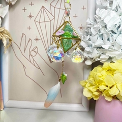 Suncatcher mini con cuarzo verde - buy online