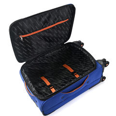 Set de Valijas x 3 Wanderlust Urban Mode SOFT Azul Marino doble rueda - tienda online