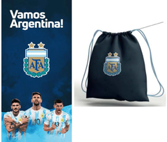 Toalla Toallon Afa messi seleccion argentina 2022 con Mochila de Regalo