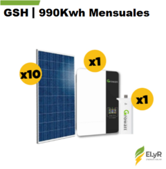 AHORRA 990Kwh Mensuales !!! GENERADOR SOLAR HIBRIDO para AHORRO de ENERGIA |