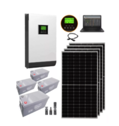 Kit Solar Híbrido 183Kw/Mes AUTOINSTALABLE CAMPO 4