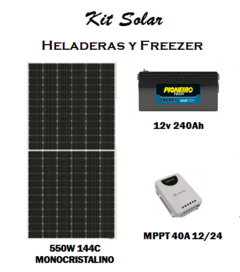 Kit Solar para Freezer y Heladeras