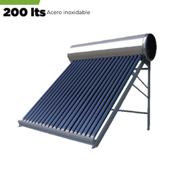 Termotanque SOLAR 200lts INOXIDABLE